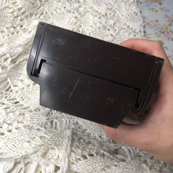 Vintage Bulova Automatic Original Plastic Leather Watch Display Storage Box Case - Picture 9 of 16